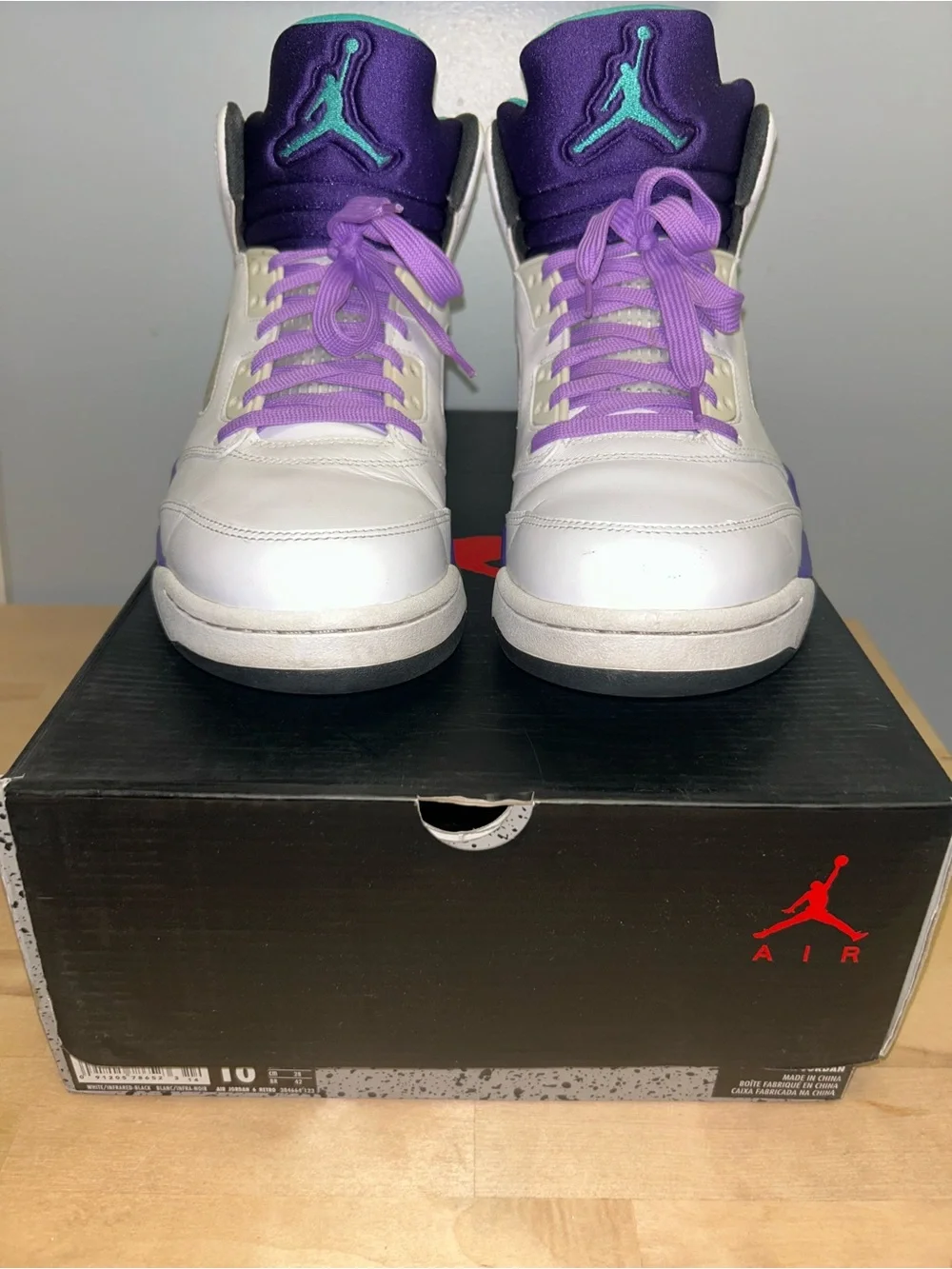 Air Jordan Retro 5 Grape Size 10 2013